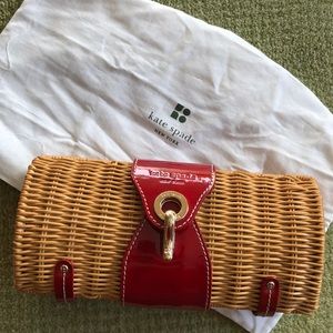 Kate Spade Wicker clutch